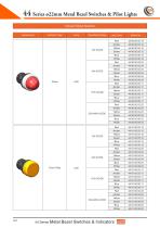 44 Series ø22mm Metal Bezel Switches & Pilot Indicators - 11