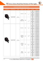 44 Series ø22mm Metal Bezel Switches & Pilot Indicators - 23