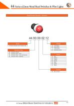 44 Series ø22mm Metal Bezel Switches & Pilot Indicators - 6