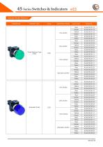 45 Series Ø22mm Nylon Bezel Switches & Indicators - 12