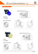 45 Series Ø22mm Nylon Bezel Switches & Indicators - 14