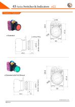 45 Series Ø22mm Nylon Bezel Switches & Indicators - 17