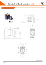 45 Series Ø22mm Nylon Bezel Switches & Indicators - 35