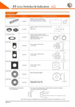 45 Series Ø22mm Nylon Bezel Switches & Indicators - 37