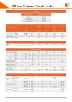 50 Series Miniature Circuit Breakers - 12