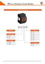 50 Series Miniature Circuit Breakers - 7