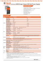 650 Series  DIN Rail Single Output Power Supplies - 7