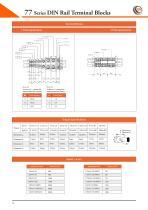 77 Series DIN Rail Terminal Blocks - 13