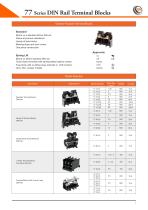 77 Series DIN Rail Terminal Blocks - 4