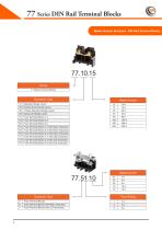 77 Series DIN Rail Terminal Blocks - 5