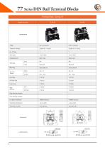 77 Series DIN Rail Terminal Blocks - 9