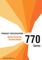 770 Series Spring-Up Screw Terminal Blocks - 1