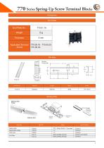 770 Series Spring-Up Screw Terminal Blocks - 5