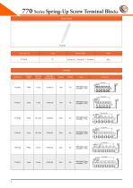 770 Series Spring-Up Screw Terminal Blocks - 6