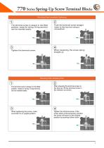 770 Series Spring-Up Screw Terminal Blocks - 7