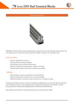 78 Series DIN Rail Terminal Blocks - 3