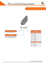 78 Series DIN Rail Terminal Blocks - 5