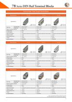 78 Series DIN Rail Terminal Blocks - 6