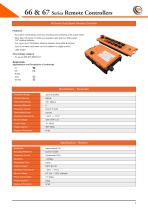 Remote Controllers Single & Dual Speed 66 & 67 Series - 6