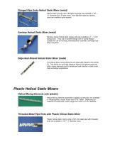 Helical Static Mixer Product Bulletin -2