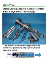 Static Mixing, Reaction, Heat Transfer & Fluid Dynamics Technology-1