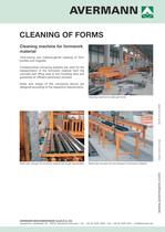 Cleaning of forms - 1