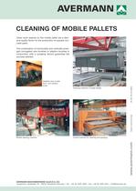 Cleaning of mobile pallets - 1