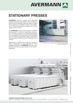 Stationary presses and screw compactors - 1