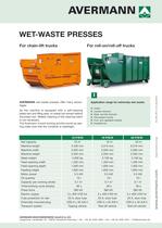 Wet waste presses - 1