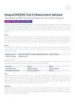 Data Sheet - RadiMation - EMC Test software - 2