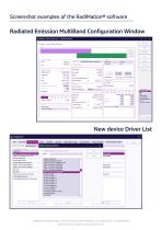 Data Sheet - RadiMation - EMC Test software - 5