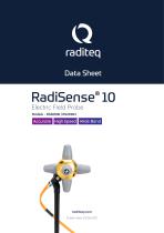 Data Sheet - RadiSense 10 B & H - Electric field probe - 1