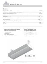 Comfort air curtains Li EC - 2