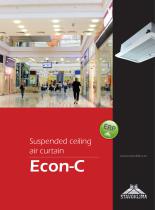 Suspended ceiling air curtain Econ - C - 1