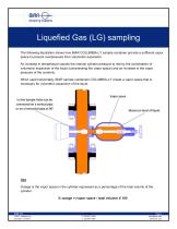 Liquefied Gas LG sampling - 2