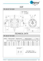 FD, FDM series - Radial piston flow dividers - 11