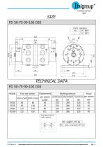 FD, FDM series - Radial piston flow dividers - 13