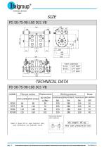 FD, FDM series - Radial piston flow dividers - 14