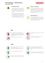 Gas pressure springs - 5
