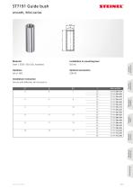 Guide units: Guide pillar/ Roller guides/ Sliding guides - 17