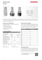 Guide units: Guide pillar/ Roller guides/ Sliding guides - 4