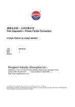 Film Capacitor – Power Factor Correction-1
