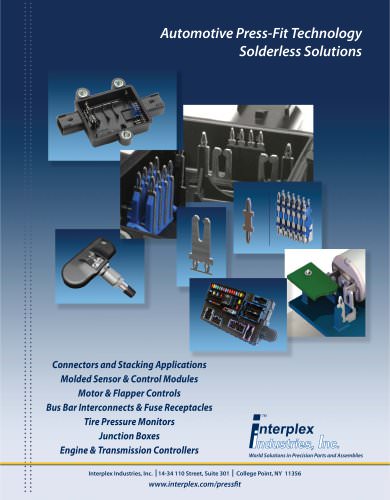 Press-fit zones as innovative solderless connection technology