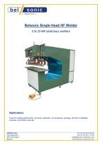 Belsonic Single Head HF Welder - 1