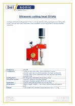 Ultrasonic cutting head 35 kHz-1