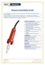 Ultrasonic Hand Welder 35 kHz-1