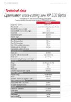 Optimization cross cut saw KP 500 Optim - 8