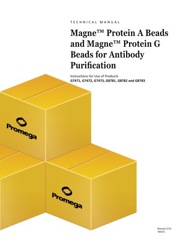 Magne Protein G Beads and Magne Protein A Beads