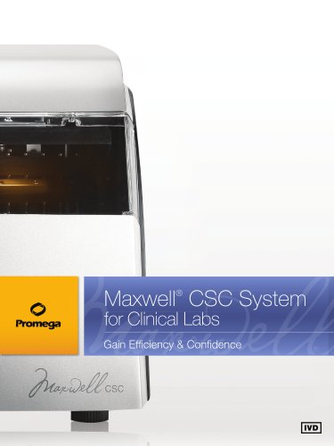 Maxwell CSC System for Clinical Labs