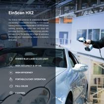 EinScan HX2 - Hybrid Blue Laser & LED Light Source Handheld 3D Scanner-2